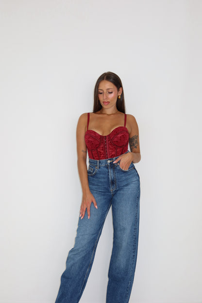 Corset Harlow Granate