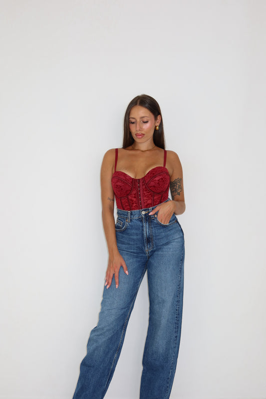Corset Harlow Granate