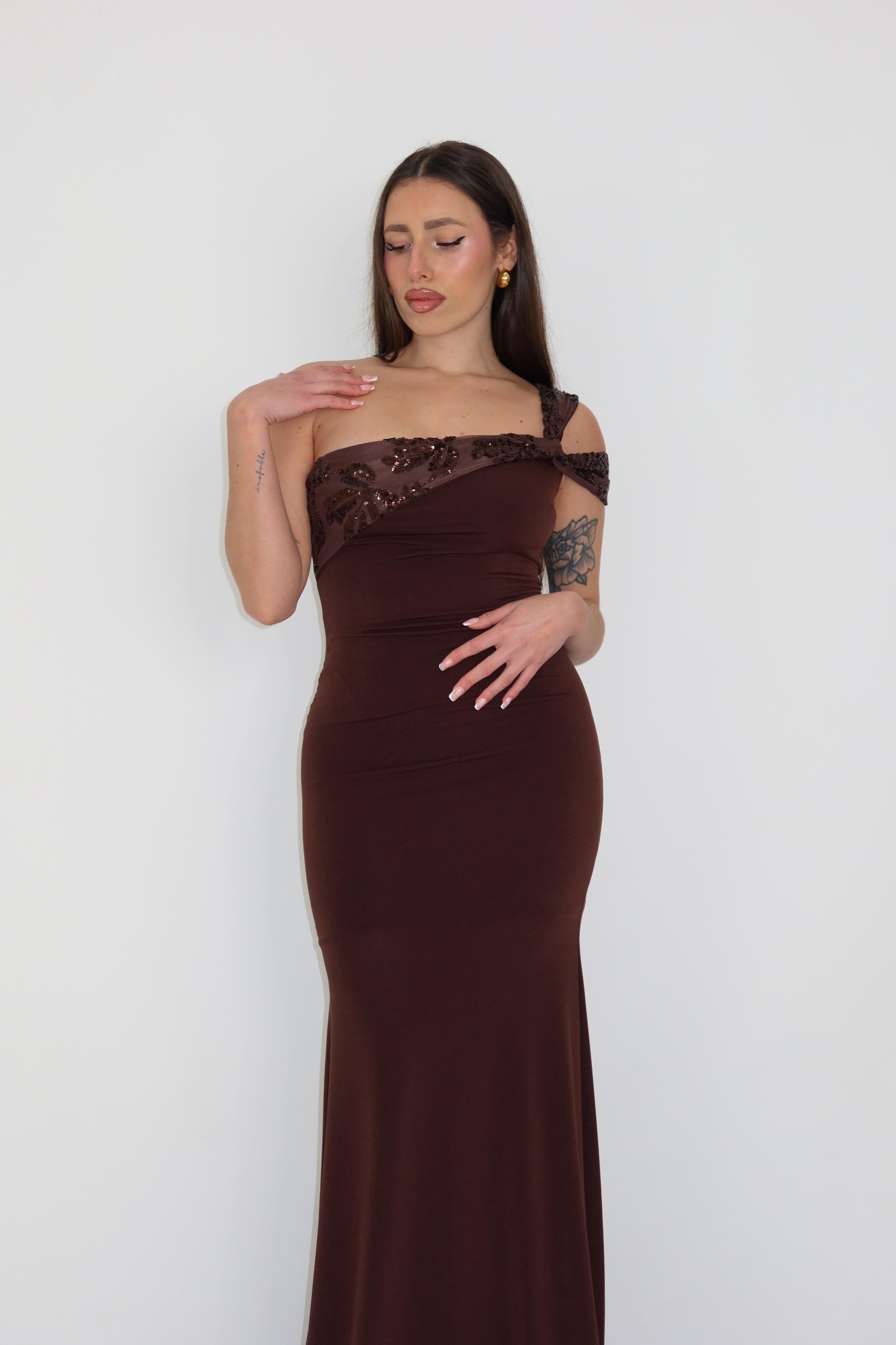 Vestido Kinna Marrón