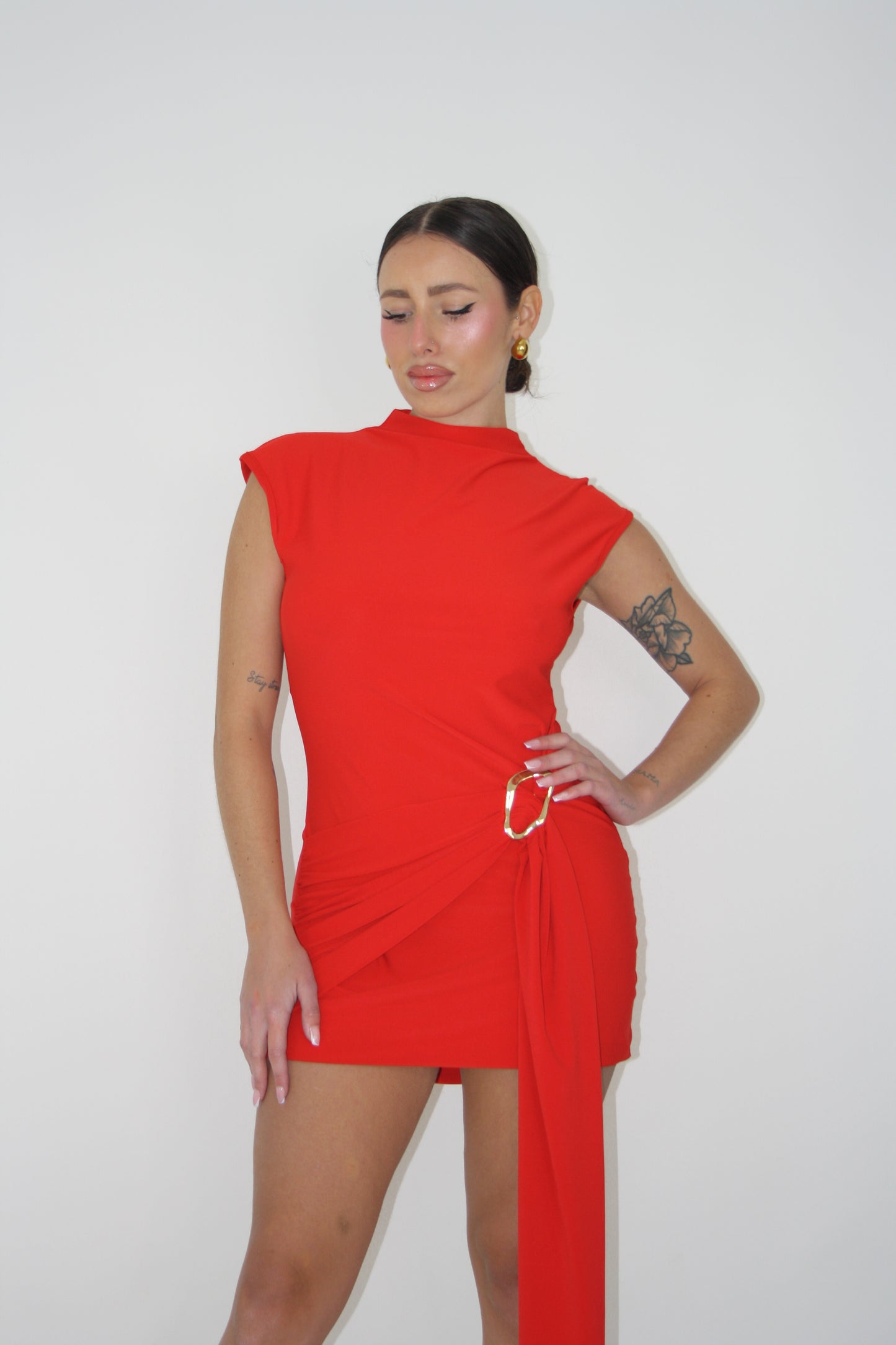 Vestido Leane Rojo