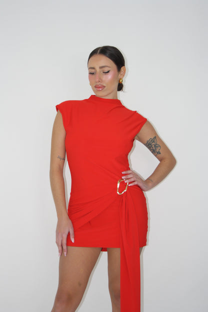Vestido Leane Rojo