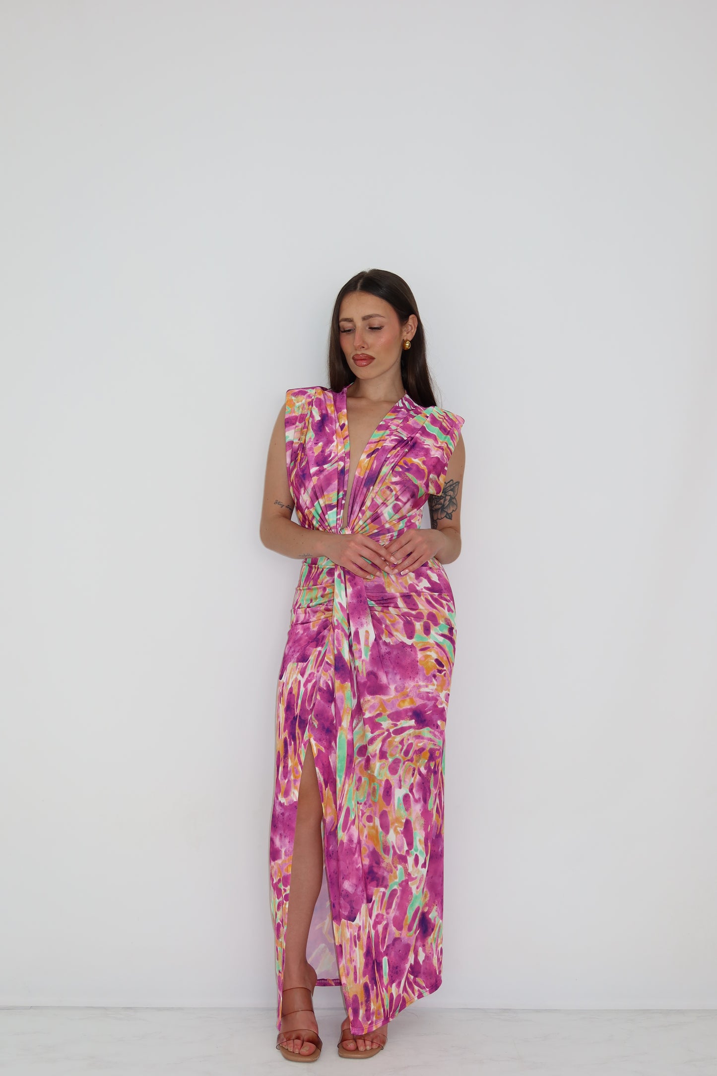 Vestido Gaia Ciruela