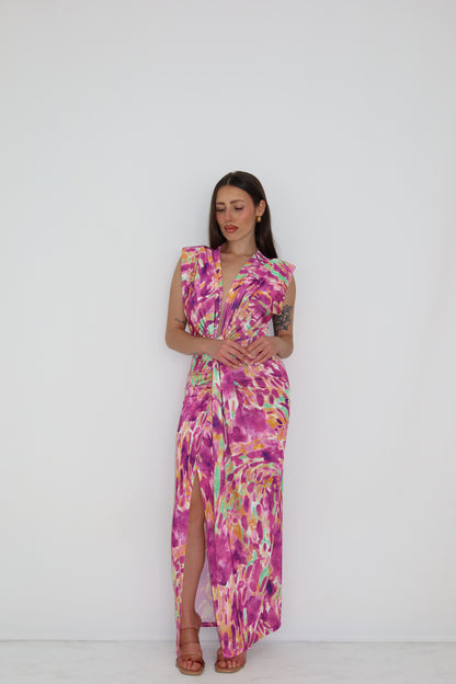 Vestido Gaia Ciruela