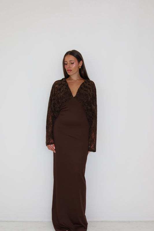 Vestido Isara Marrón