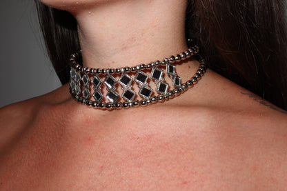 Choker Ruhi Plata
