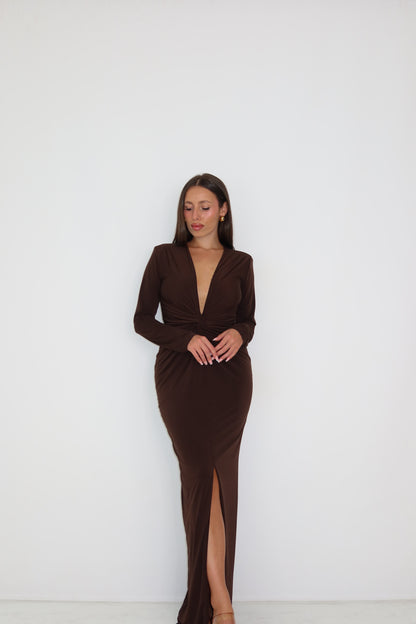 Vestido Kimani Marrón