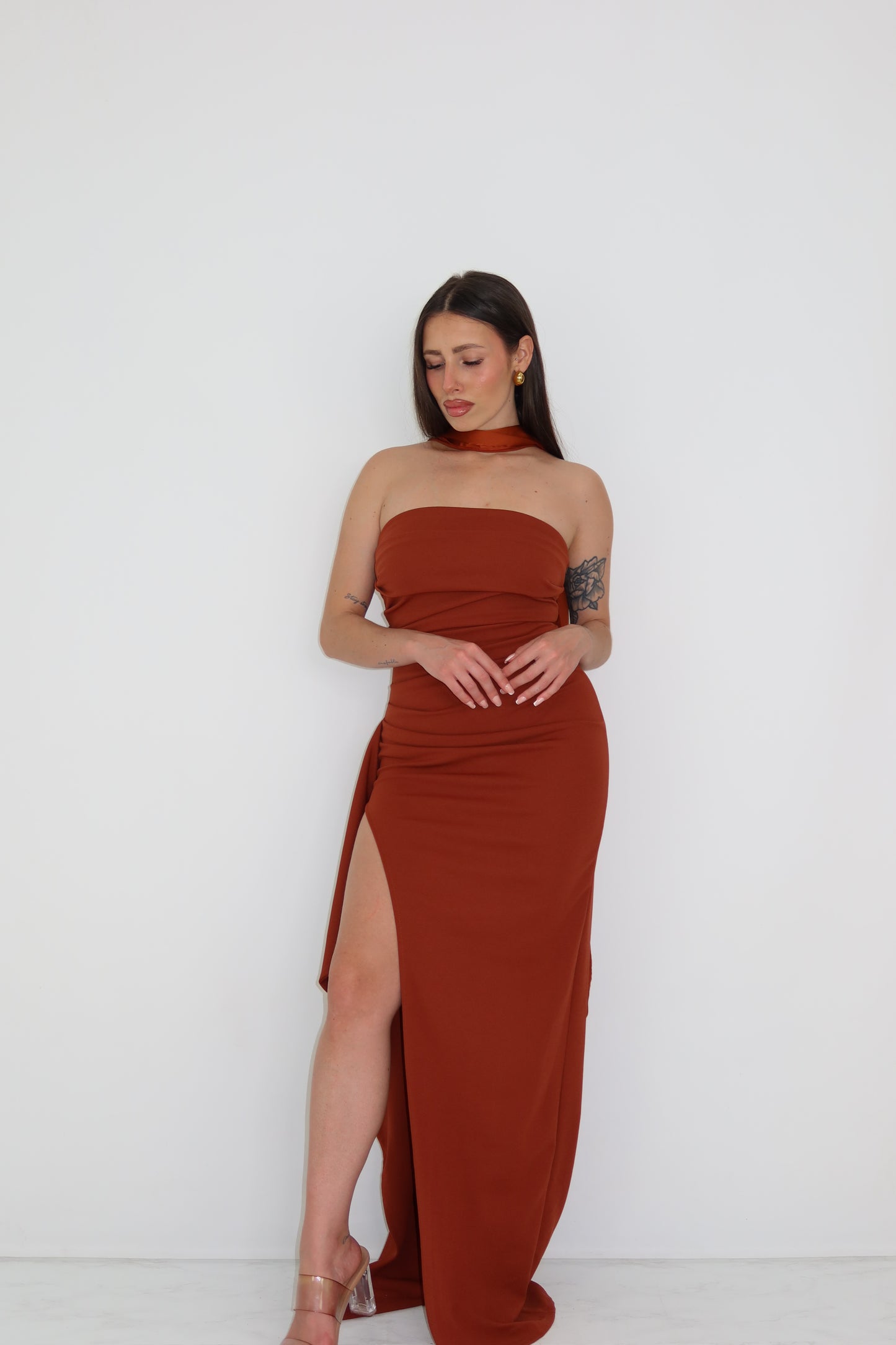 Vestido Rina Teja