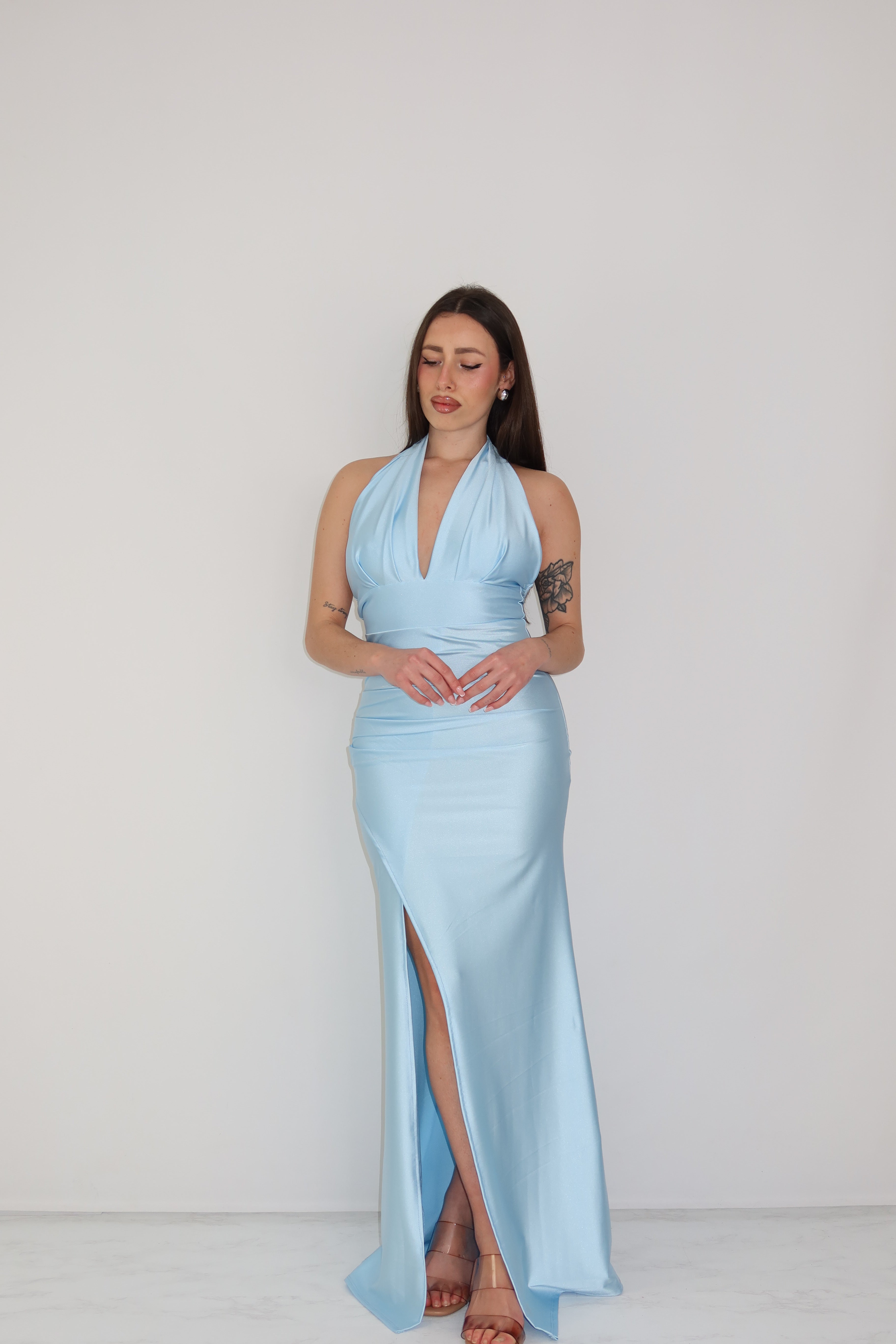 Vestido Jordania Celeste