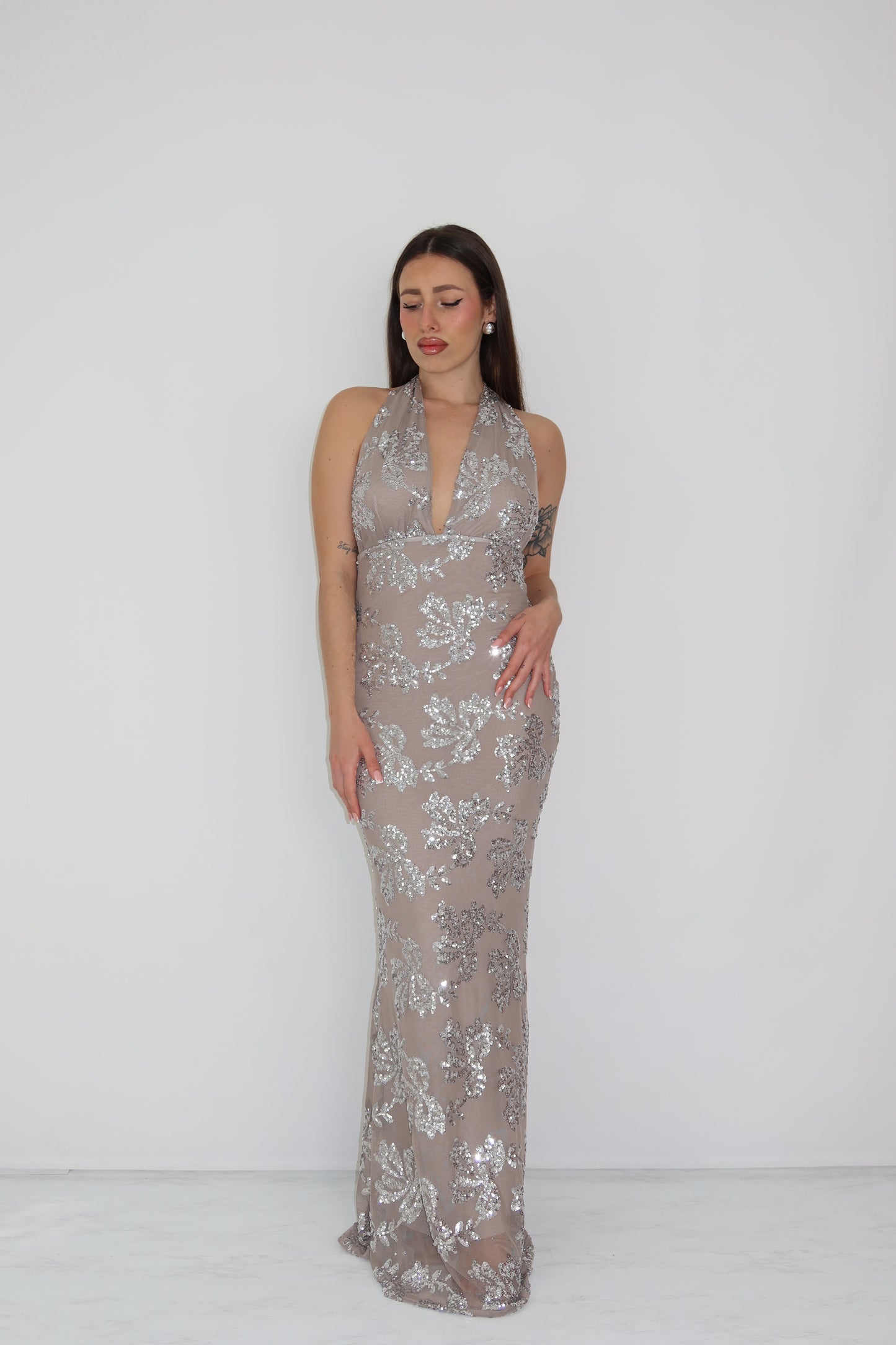 Vestido Passione Taupe