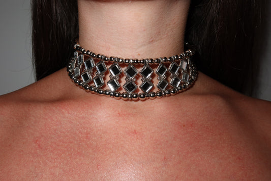 Choker Ruhi Plata