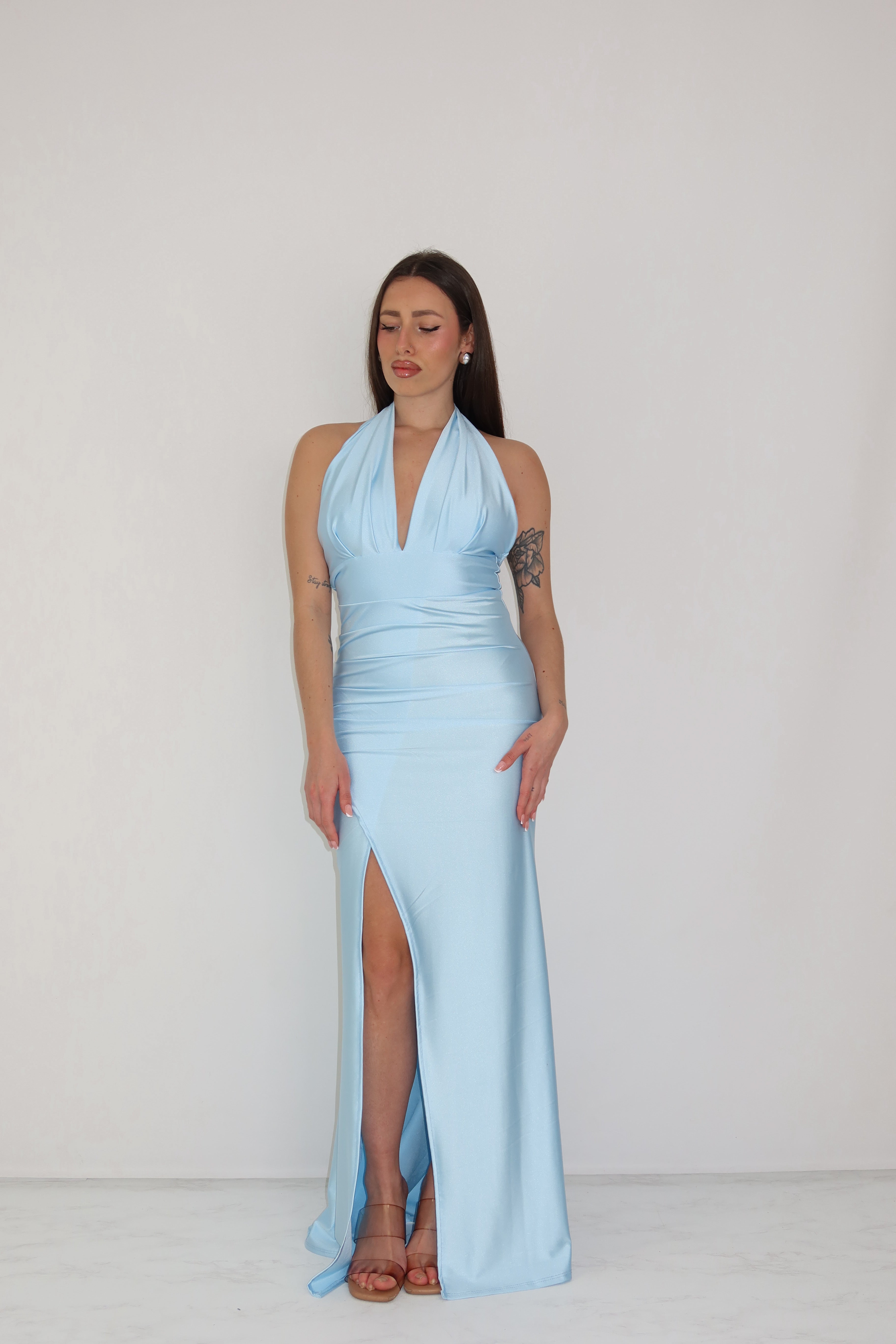 Vestido Jordania Celeste