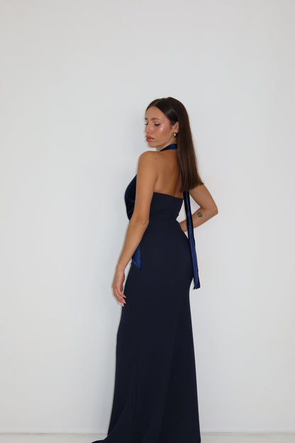 Vestido Neda Azul Marino