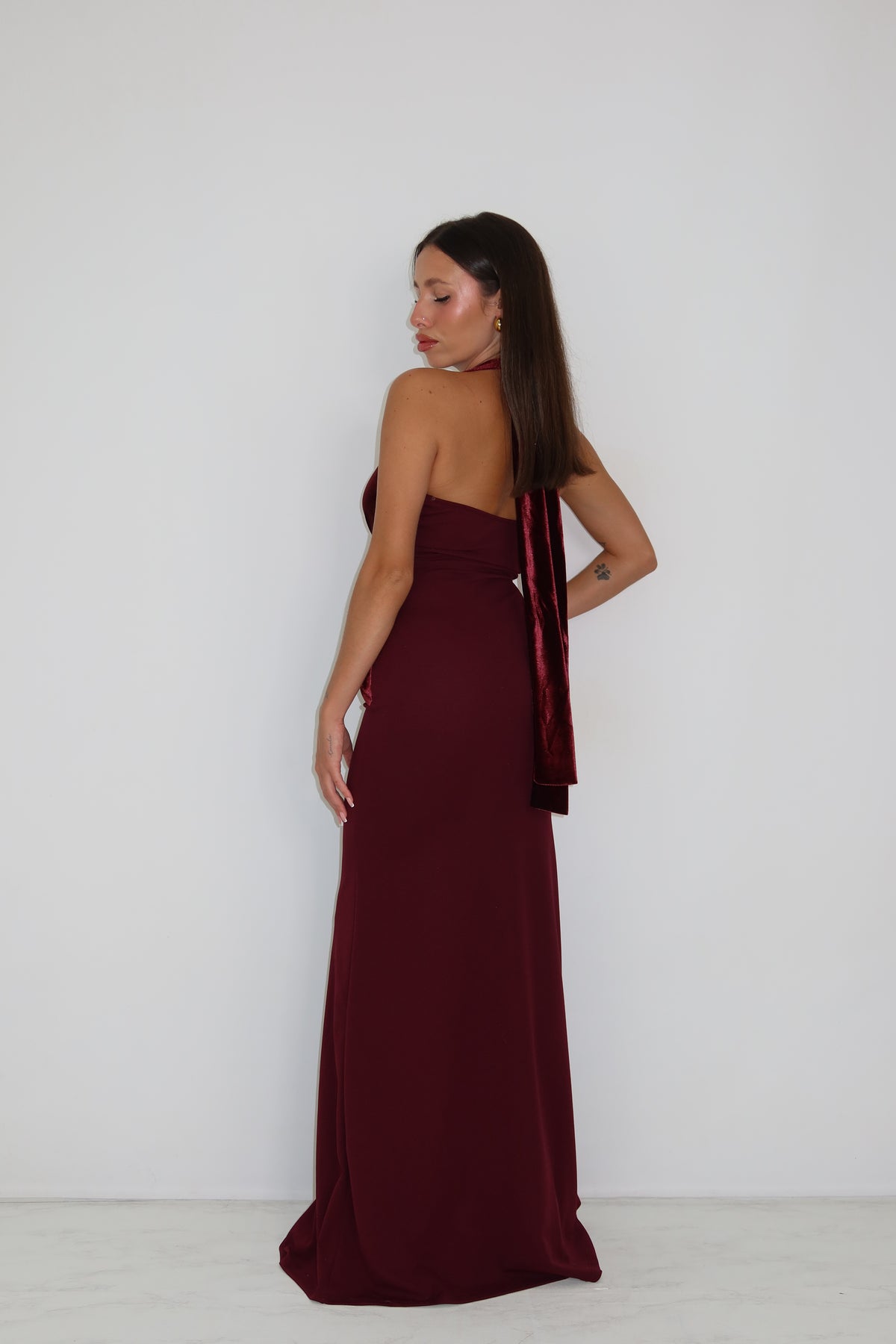 Vestido Neda Granate