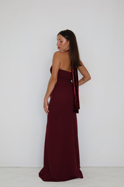 Vestido Neda Granate