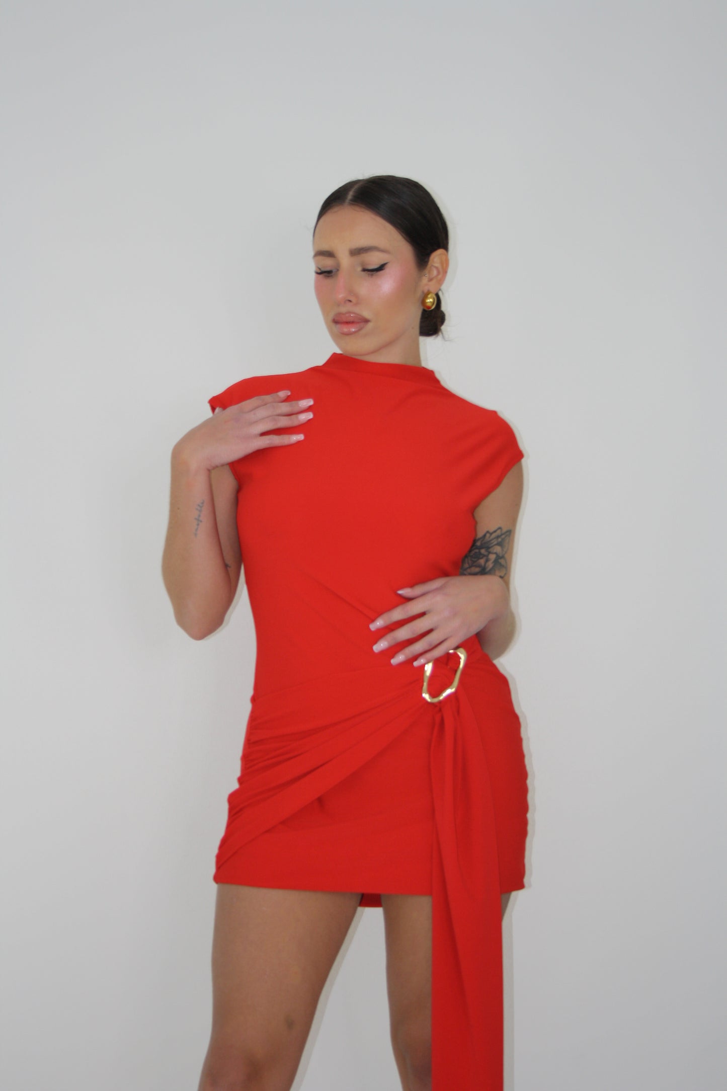 Vestido Leane Rojo