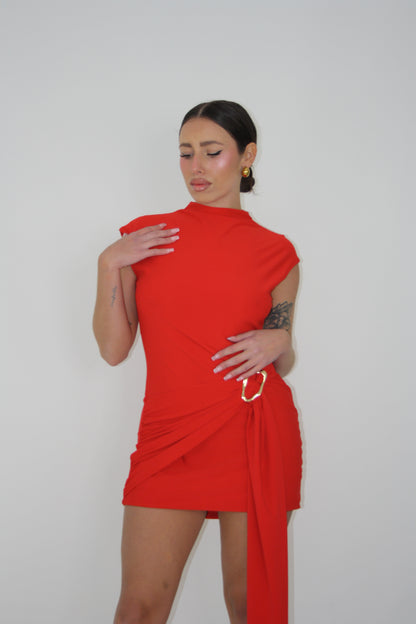 Vestido Leane Rojo