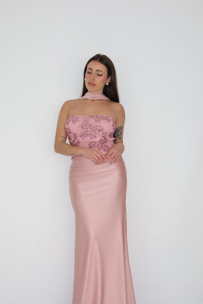 Vestido Nicolette Rosa