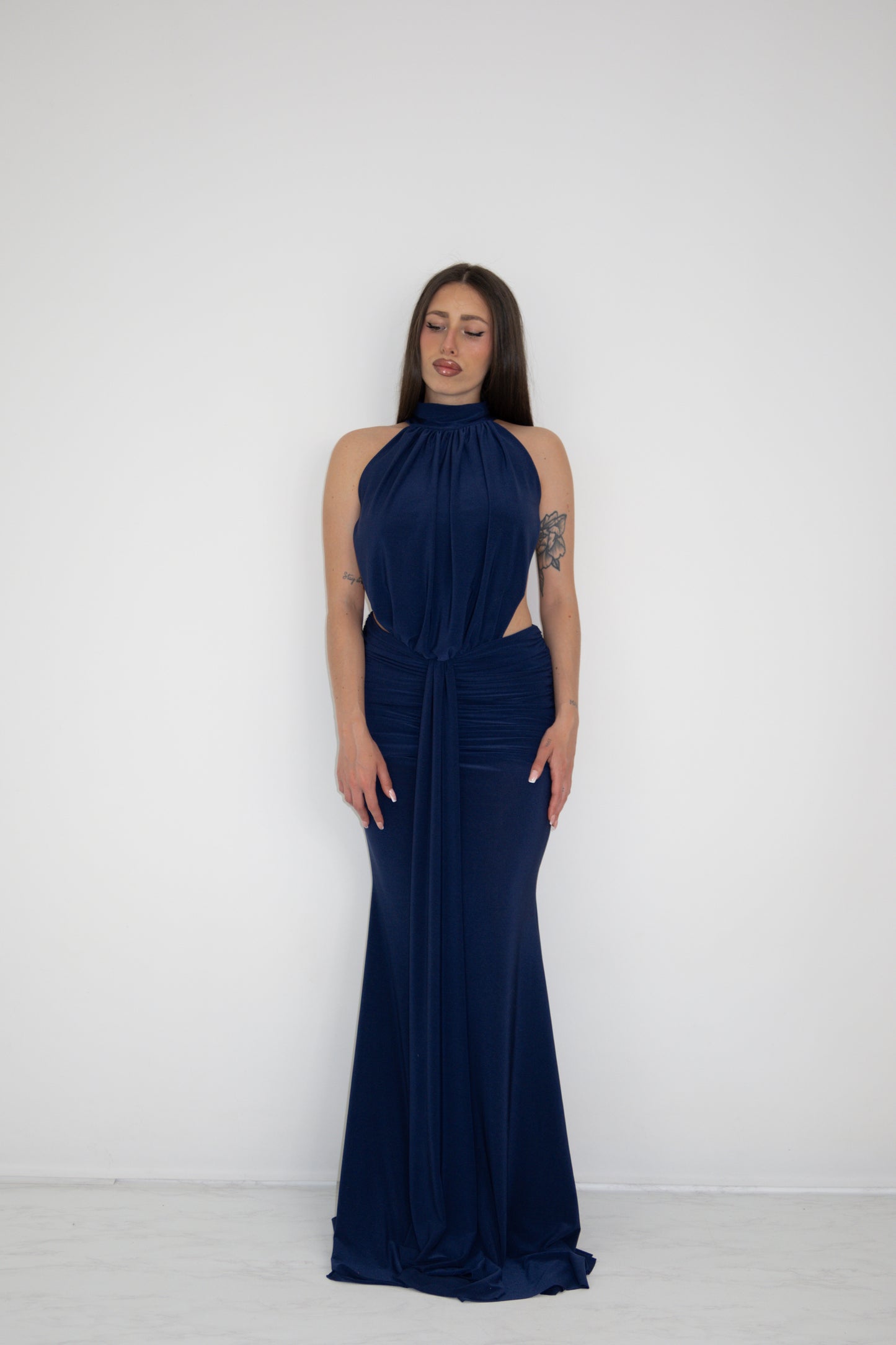 Vestido Gía Azul Marino