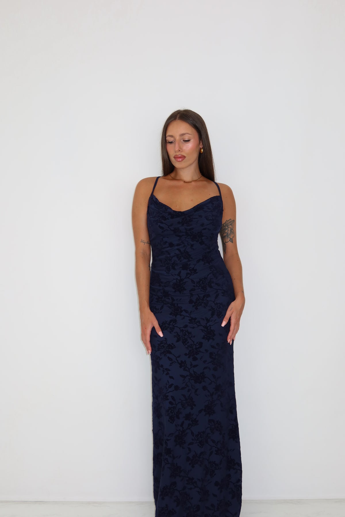 Vestido Gianna Azul Marino