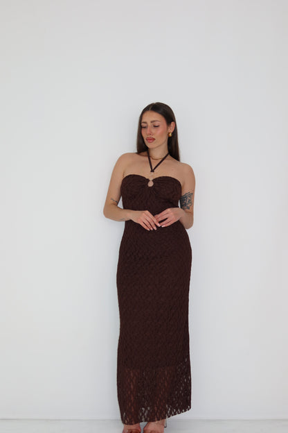 Vestido Naima Marrón