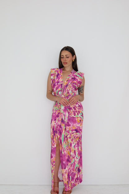 Vestido Gaia Ciruela