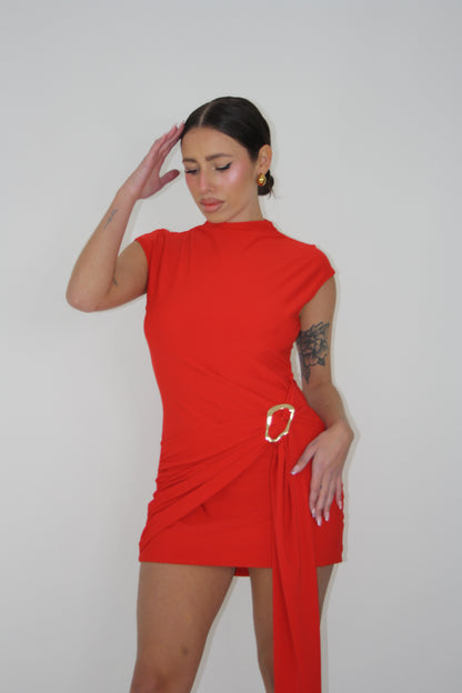 Vestido Leane Rojo