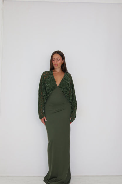 Vestido Isara Verde Kaki