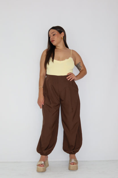 Pantalón Samira Marrón