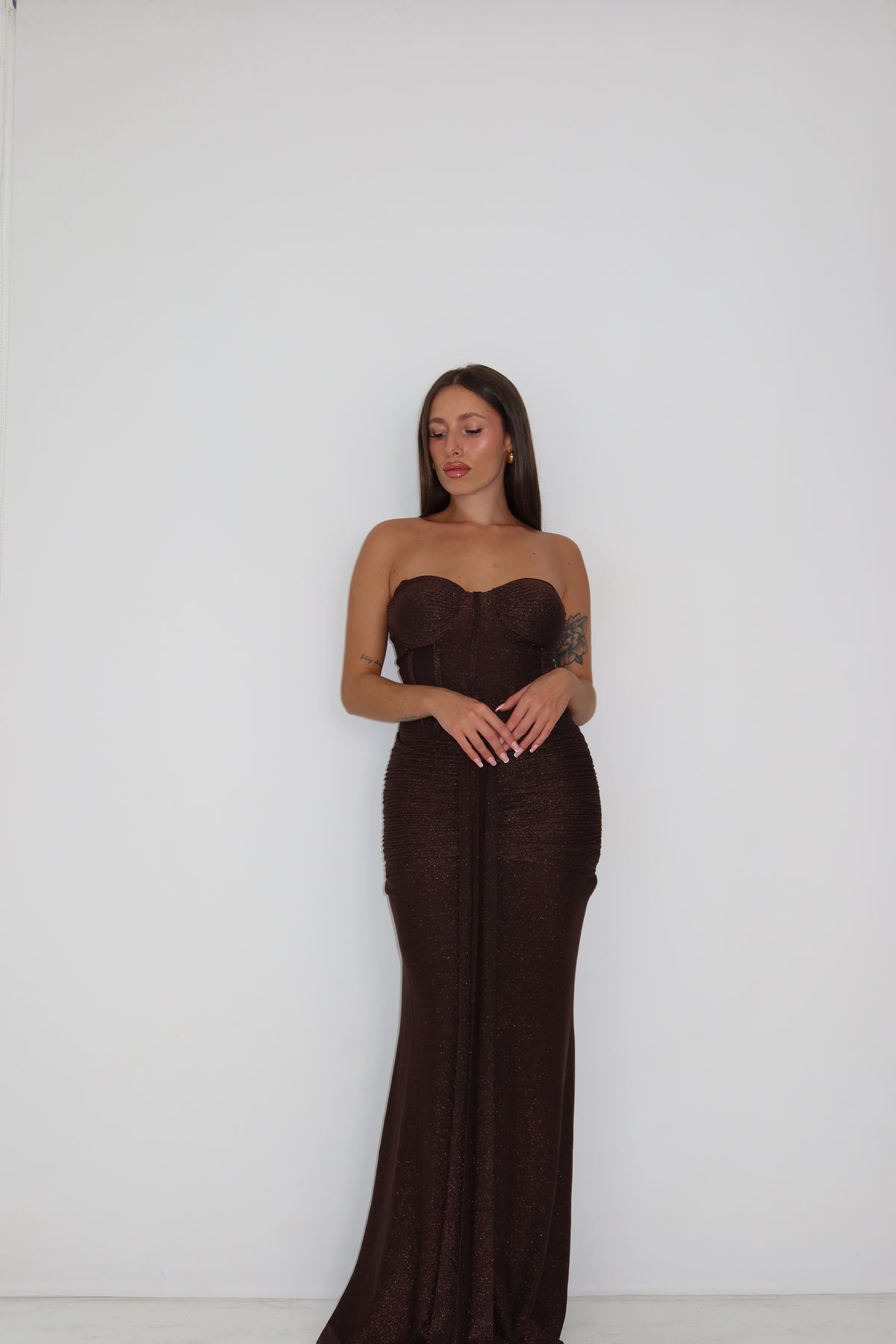 Vestido Leia Marrón