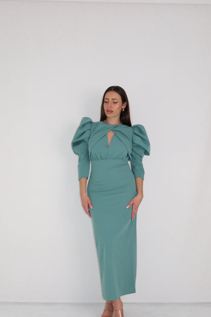 Vestido Arisbeth Turquesa