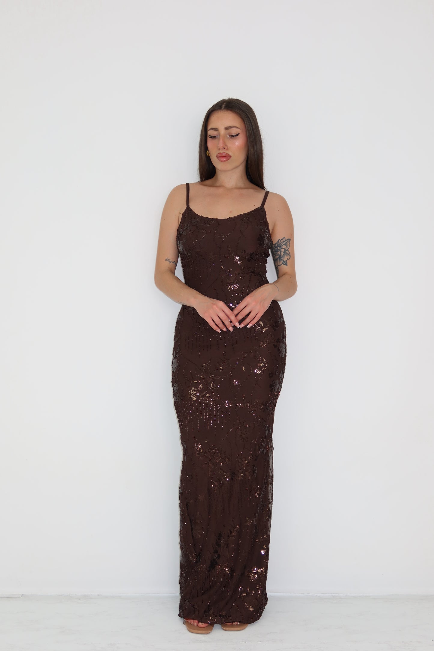 Vestido Galea Marrón