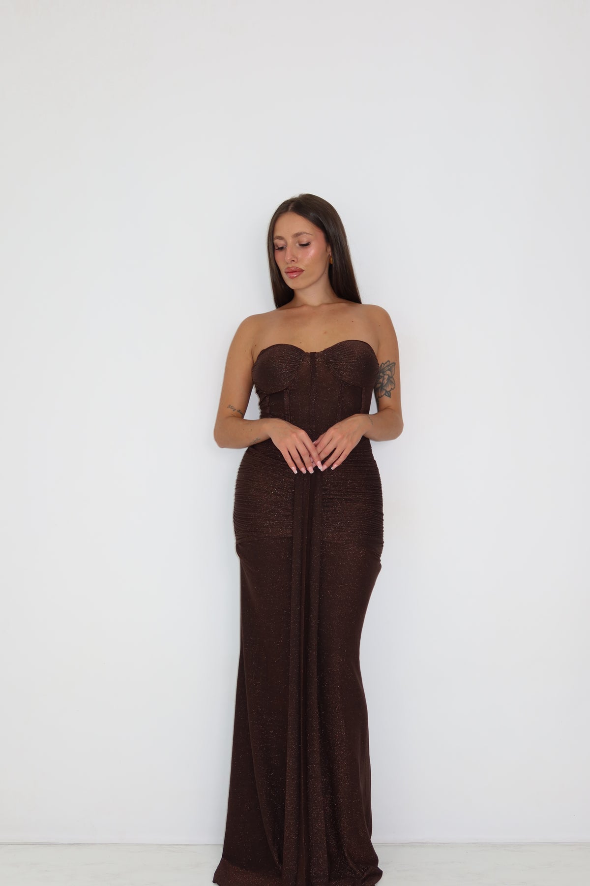 Vestido Leia Marrón