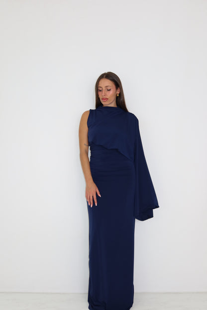 Vestido Luné Azul Marino
