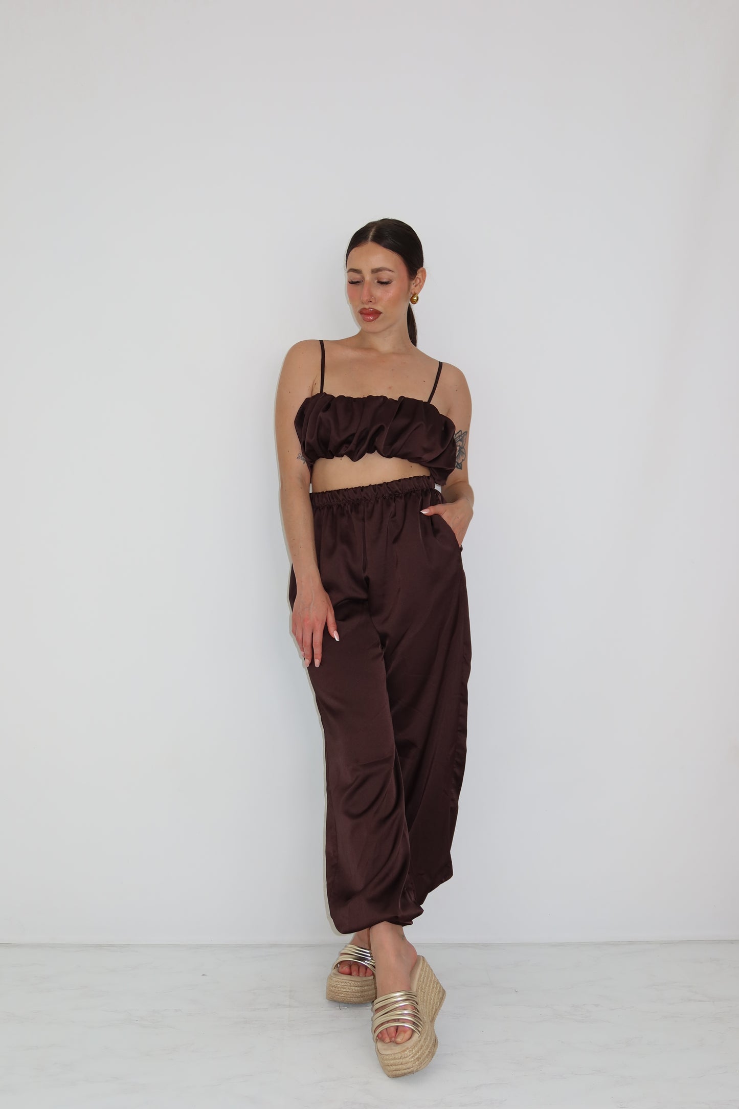 Conjunto Evania Marrón