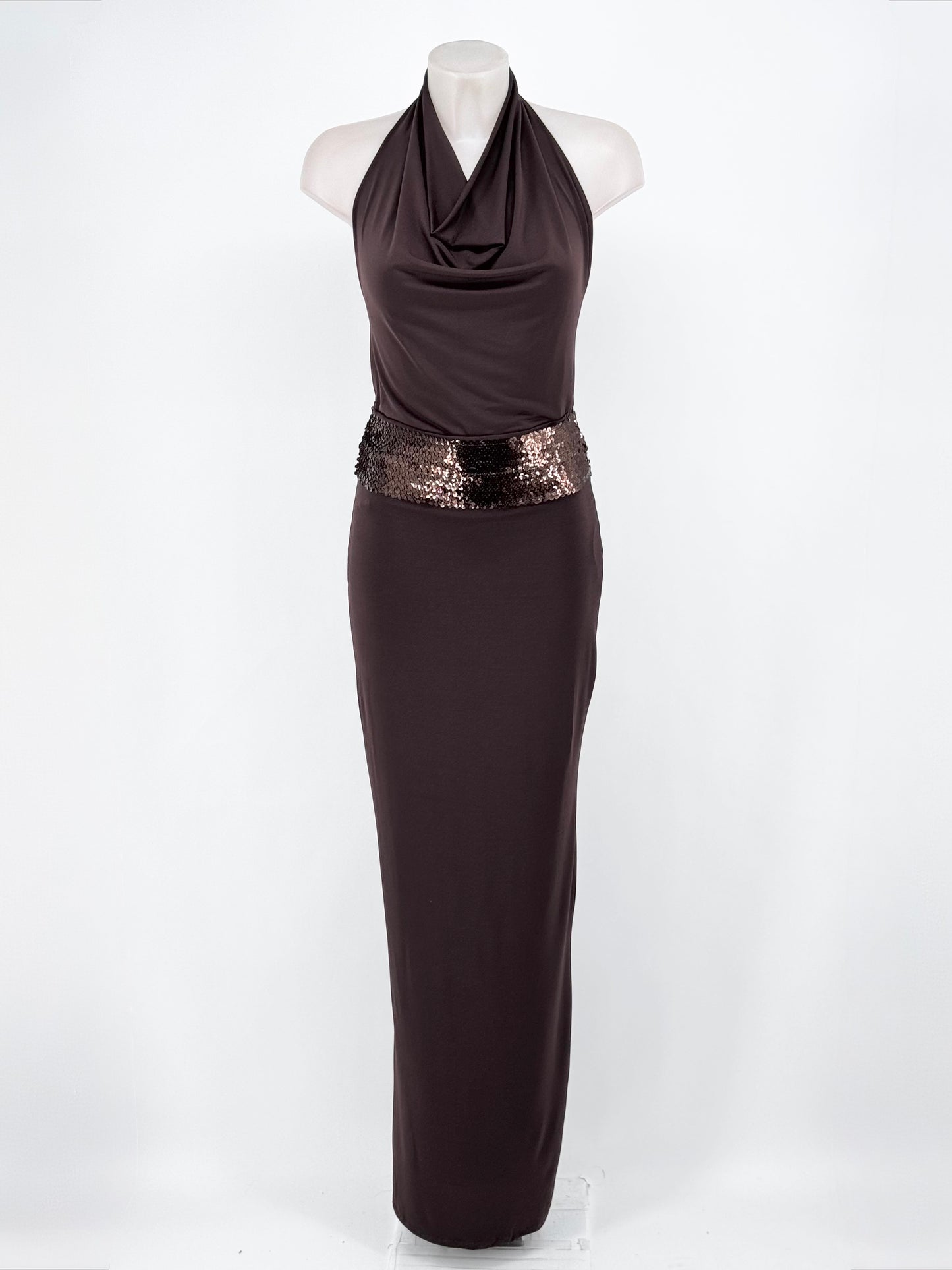 Vestido Elaina Marrón