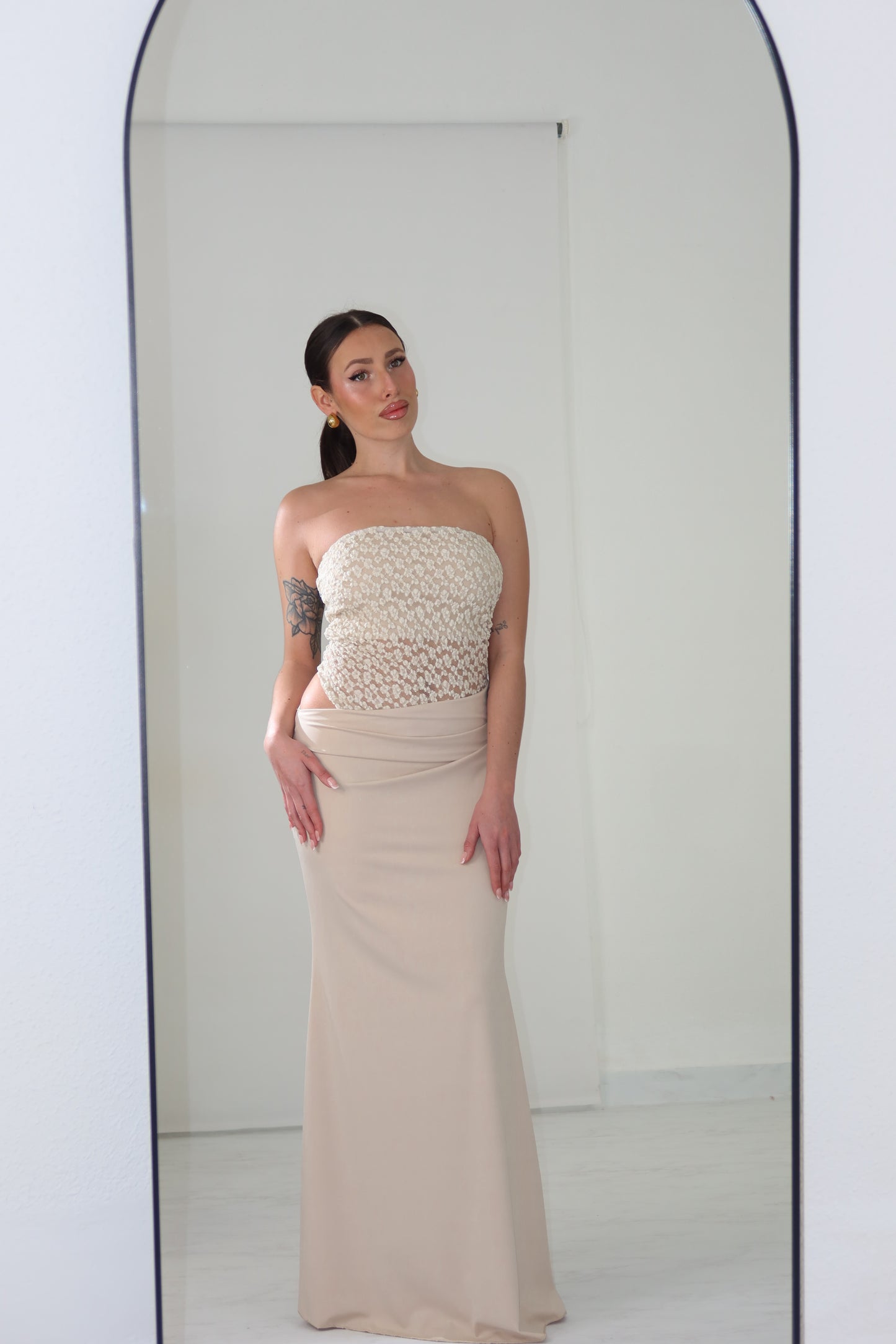 Vestido Libby Beige