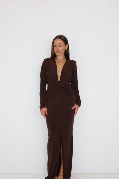 Vestido Kimani Marrón