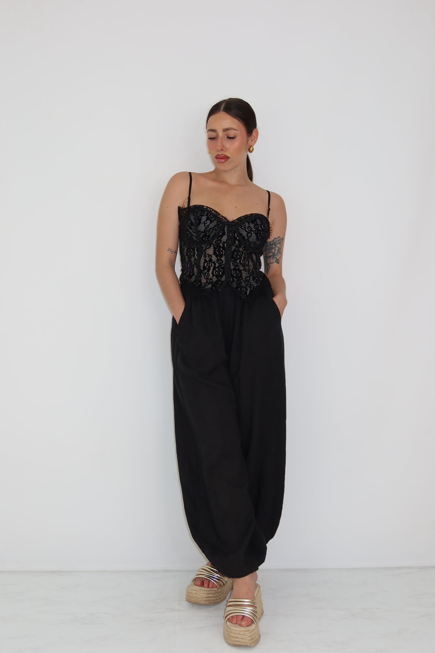 Corset Lúa Negro