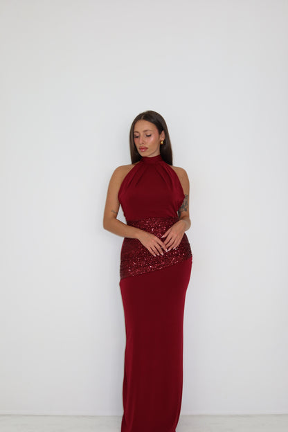 Vestido Naelle Granate