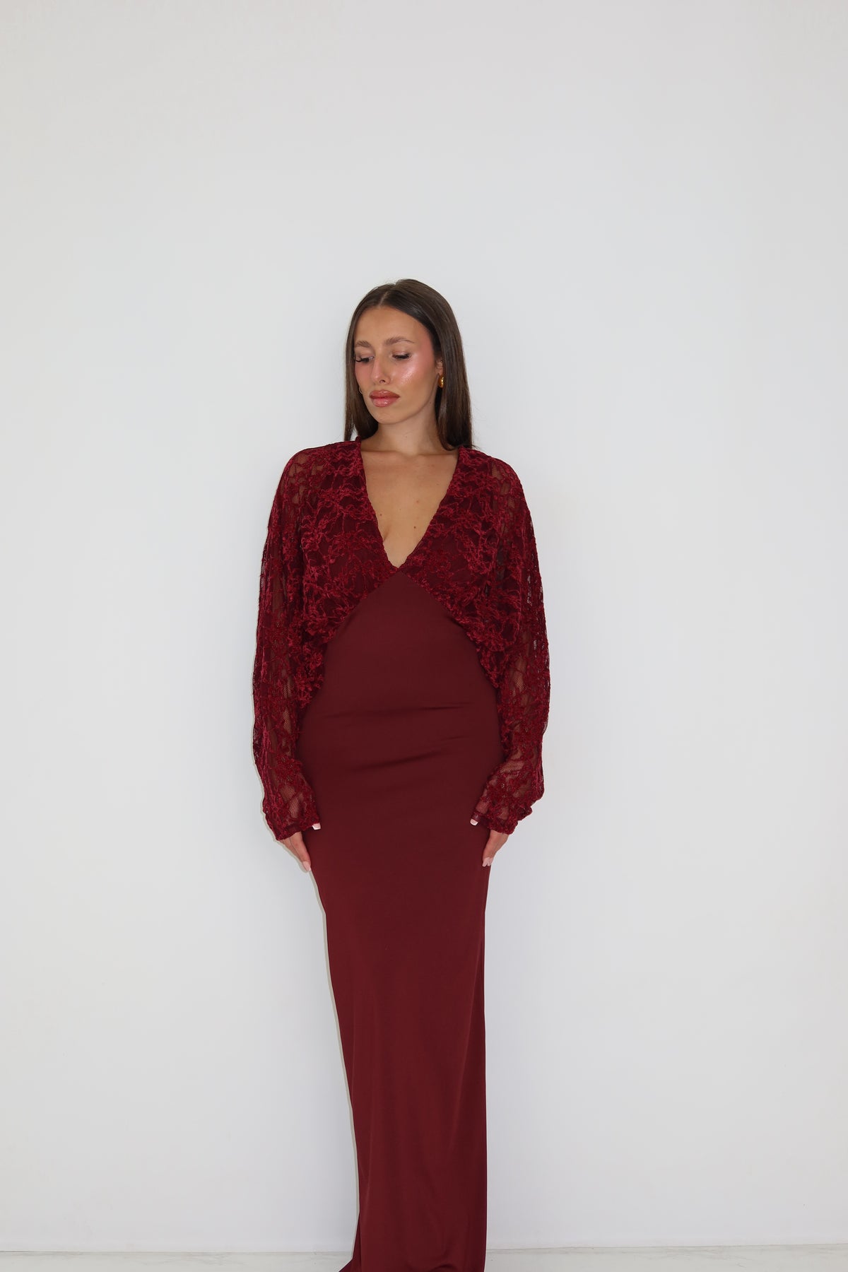 Vestido Isara Burdeos