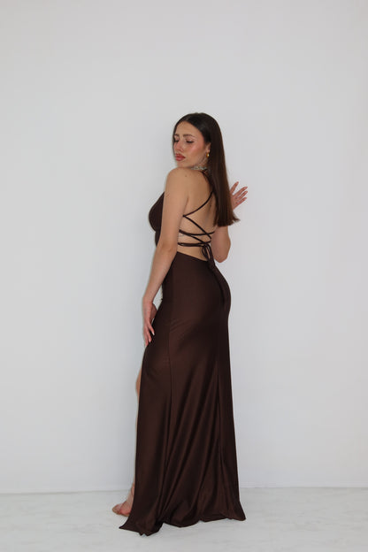 Vestido Kate Marrón