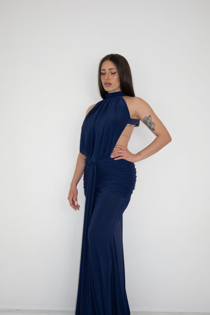 Vestido Gía Azul Marino