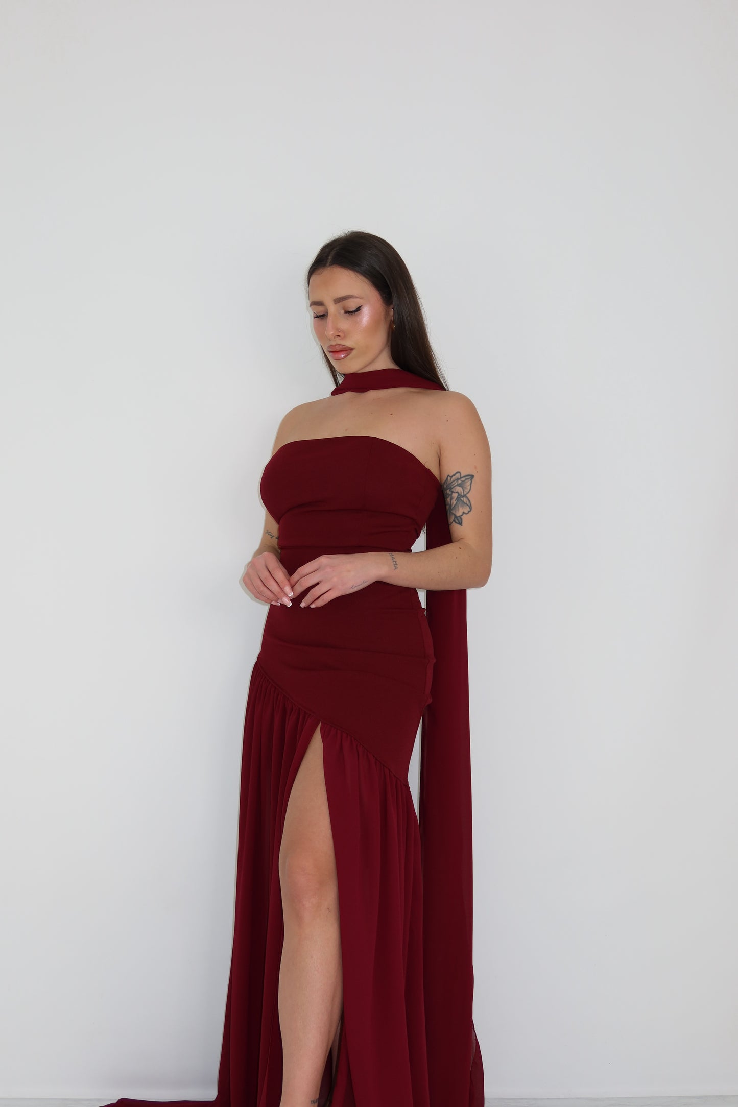 Vestido Chia Wine