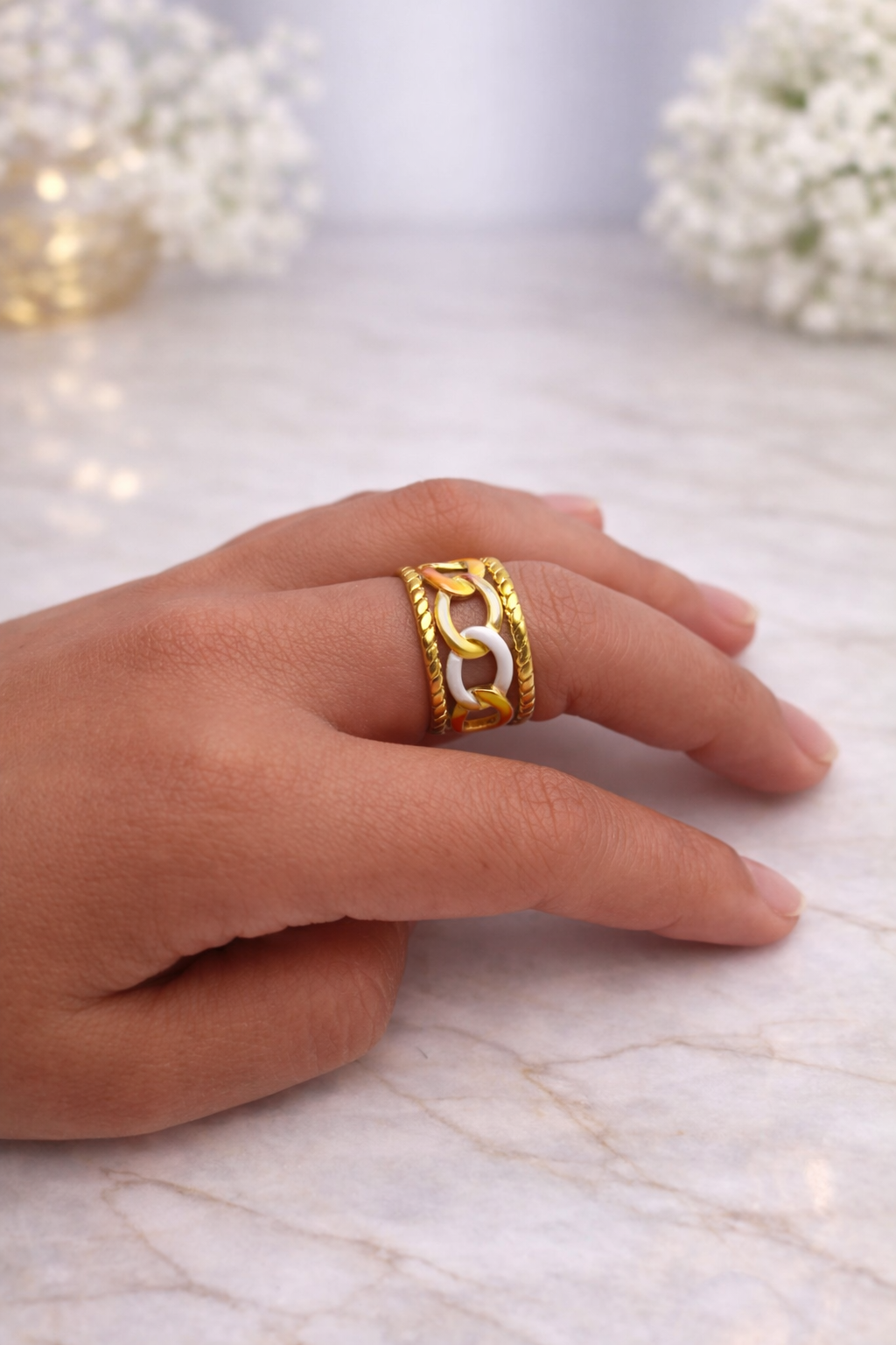 Anillo Riccio Naranja