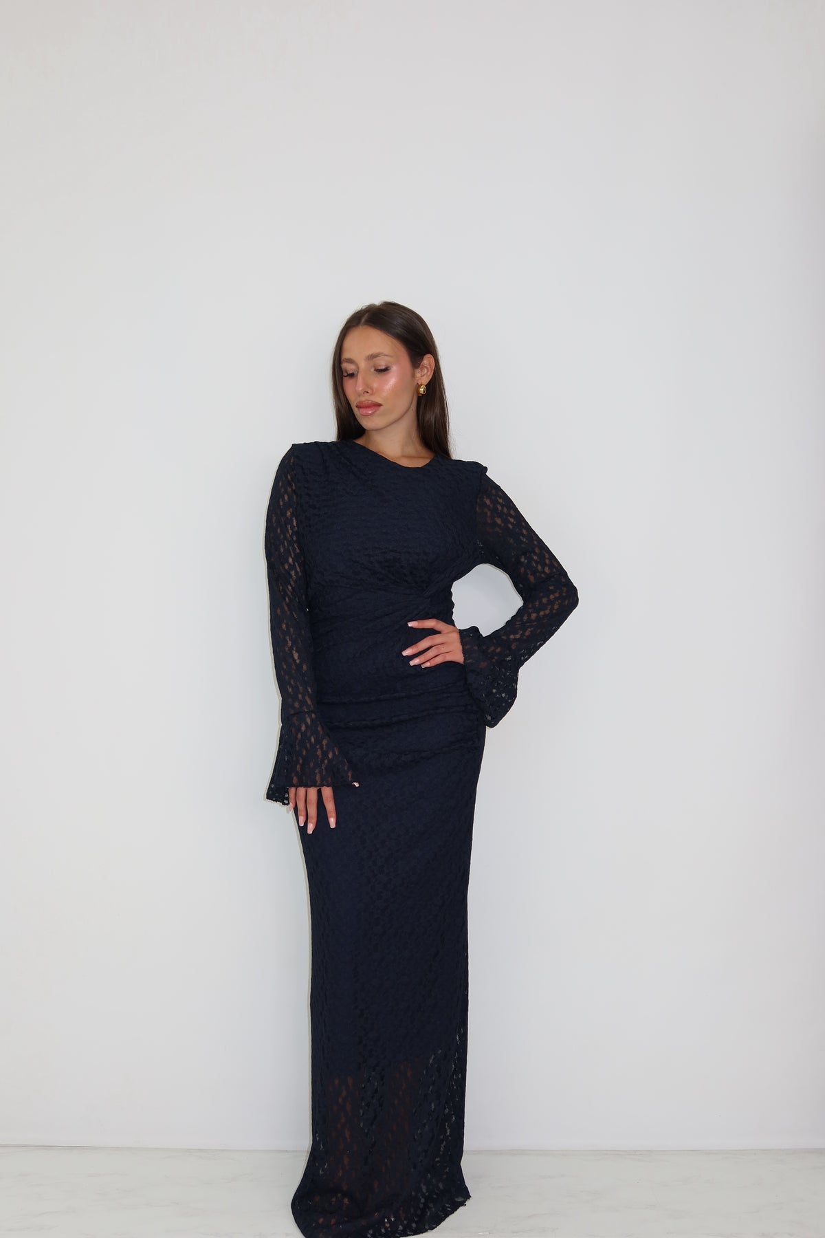 Vestido Bindi Azul Marino
