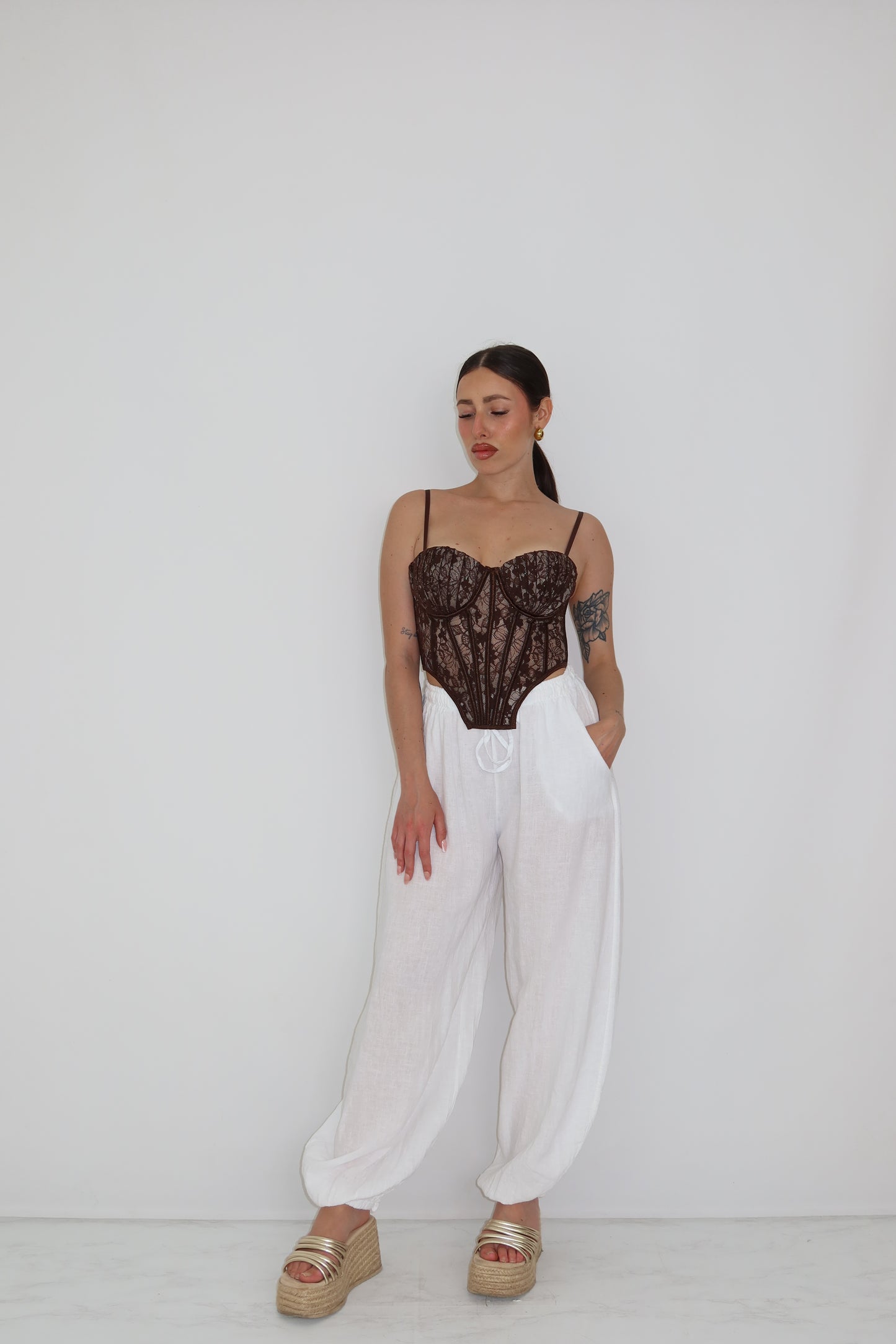 Corset Sveva Marrón