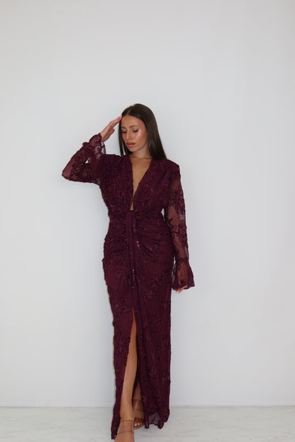 Vestido Nolia Berenjena