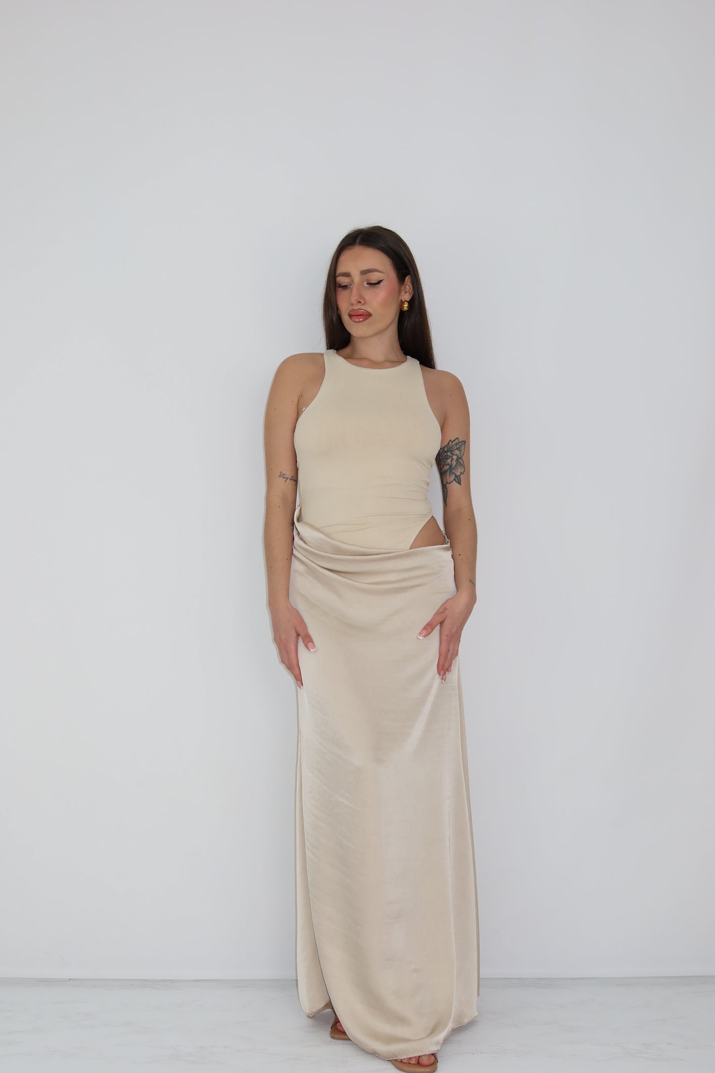 Vestido Aldair Beige