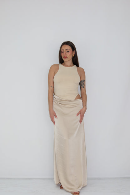 Vestido Aldair Beige