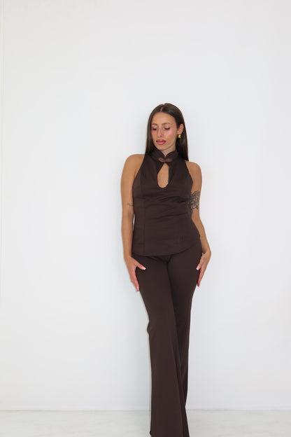 Pantalón Inés Marrón